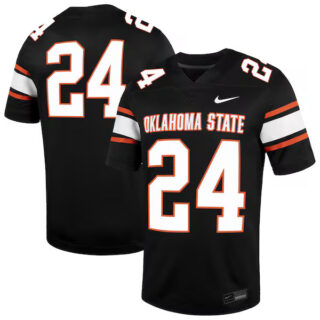 Men's #24 Oklahoma State Cowboys Untouchable Football Jersey ?C Black