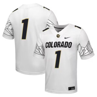 Men's Colorado Buffaloes Untouchable Game Jersey - White