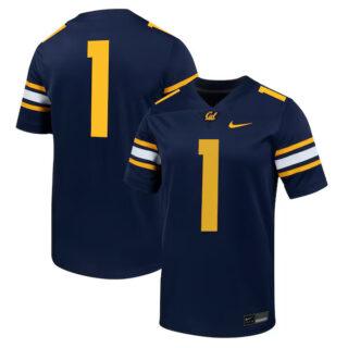 Men's #1 Cal Bears Untouchable Football Jersey ?C Navy