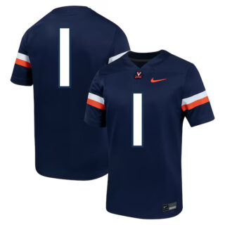 Men's #1 Virginia Cavaliers Untouchable Football Jersey ?C Navy