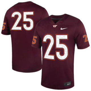 Men's #25 Virginia Tech Hokies Untouchable Football Jersey ?C Maroon