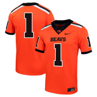 Men's #1 Oregon State Beavers Untouchable Football Jersey ?C Orange