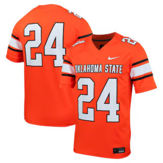 Men's #24 Oklahoma State Cowboys Untouchable Football Jersey ?C Orange