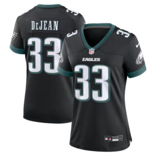 Women's Cooper DeJean Philadelphia Eagles #33 Alternate Game Jersey - Black