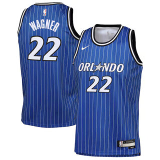 Youth Franz Wagner Orlando Magic #22 Icon Edition Swingman Jersey - Blue