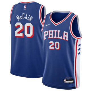 Youth Jared McCain Philadelphia 76ers #20 Swingman Jersey - Icon Edition - Royal