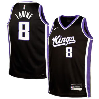 Youth Zach LaVine Sacramento Kings #8 Swingman Jersey - Icon Edition - Black
