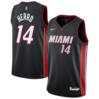 Youth Tyler Herro Miami Heat #14 Swingman Jersey - Icon Edition - Black