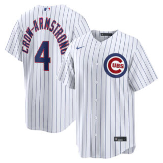 Pete Crow-Armstrong Chicago Cubs #4 Home Jersey - White