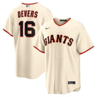 Rafael Devers San Francisco Giants #16 Home Jersey - Cream