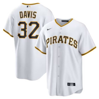 Henry Davis Pittsburgh Pirates #32 Home Jersey - White
