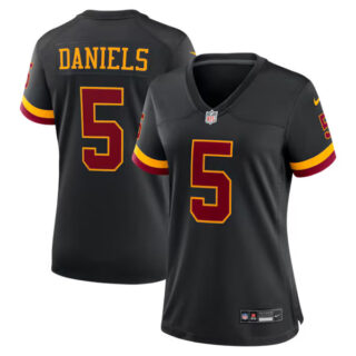 Women's Jayden Daniels Washington Commanders #5 Hail Raiser Alternate Game Jersey - Black