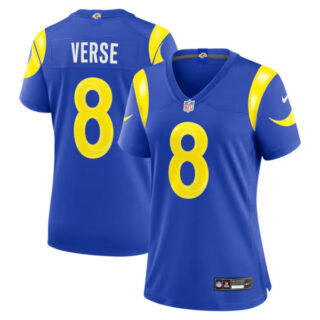 Women's Jared Verse Los Angeles Rams #8 Game Jersey - Royal