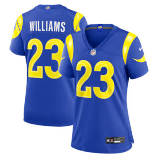Women's Kyren Williams Los Angeles Rams #23 Game Jersey - Royal