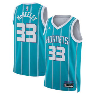 Women's Liam McNeeley Charlotte Hornets #33 Jordan Brand Swingman Jersey - Teal - Icon Edition