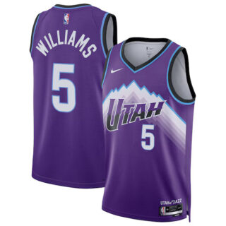 Women's Cody Williams Utah Jazz #5 Swingman Jersey - Icon Edition - Purple