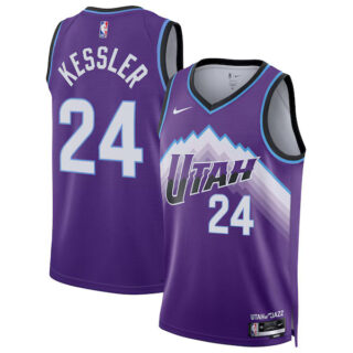 Women's Walker Kessler Utah Jazz #24 Swingman Jersey - Icon Edition - Purple