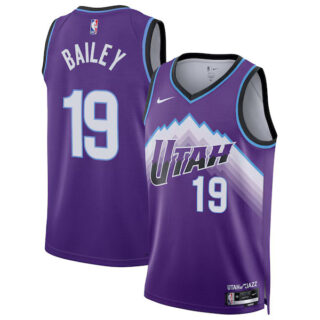 Women's Ace Bailey Utah Jazz #19 Swingman Jersey - Icon Edition - Purple
