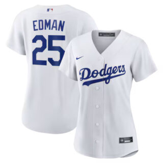 Women's Tommy Edman Los Angeles Dodgers #25 Home Jersey - White