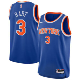 Youth Josh Hart New York Knicks #3 Swingman Jersey - Icon Edition - Blue
