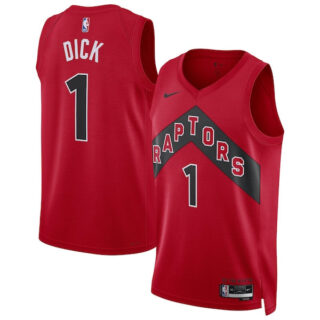 Women's Gradey Dick Toronto Raptors #1 Swingman Player Jersey - Icon Edition - Red