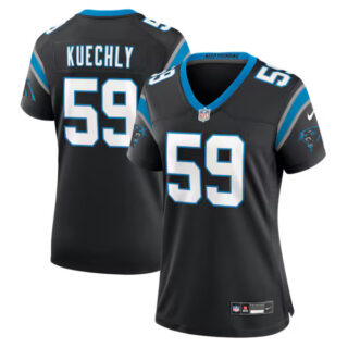 Women's Luke Kuechly Carolina Panthers #59 Team Game Jersey - Black