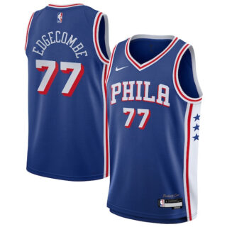 Youth VJ Edgecombe Philadelphia 76ers #77 Swingman Jersey - Icon Edition - Royal