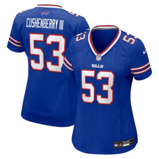 Women's Lloyd Cushenberry III Buffalo Bills #53 Team Game Jersey - Royal