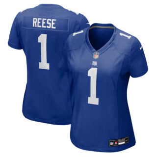 Women's Arvell Reese New York Giants #52 Game Jersey - Royal