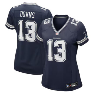 Women's Caleb Downs Dallas Cowboys #18 Game Jersey - Navy