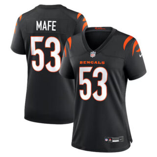 Women's Boye Mafe Cincinnati Bengals #53 Team Game Jersey - Black