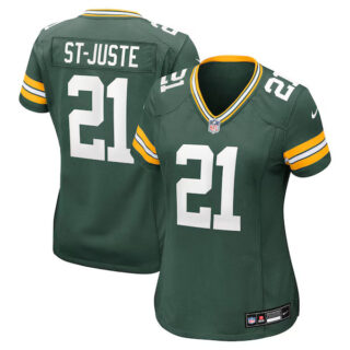 Women's Benjamin St-Juste Green Bay Packers #21 Team Game Jersey - Green