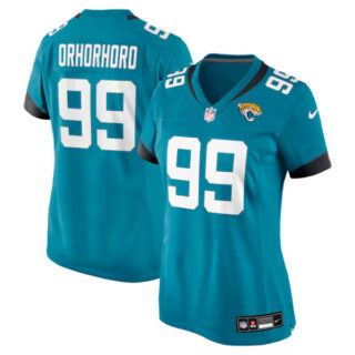 Women's Ruke Orhorhoro Jacksonville Jaguars #99 Team Game Jersey - Teal