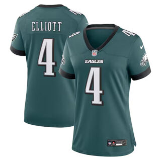 Women's Jake Elliott Philadelphia Eagles #4 Team Game Jersey - Midnight Green