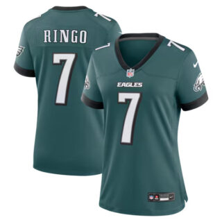 Women's Kelee Ringo Philadelphia Eagles #7 Team Game Jersey - Midnight Green
