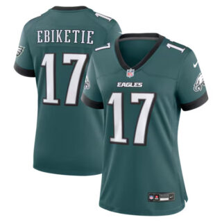 Women's Arnold Ebiketie Philadelphia Eagles #17 Team Game Jersey - Midnight Green