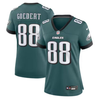 Women's Dallas Goedert Philadelphia Eagles #88 Team Game Jersey - Midnight Green