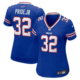 Women's Toriano Pride Jr. Buffalo Bills #32 Team Game Jersey - Royal