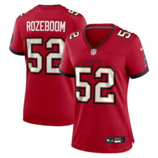 Women's Christian Rozeboom Tampa Bay Buccaneers #52 Team Game Jersey - Red