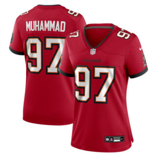 Women's Al-Quadin Muhammad Tampa Bay Buccaneers #97 Team Game Jersey - Red
