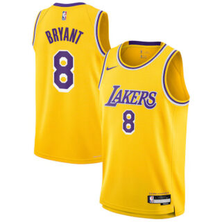 Youth Kobe Bryant Los Angeles Lakers #24 'Leave A Legacy' Swingman Jersey - Icon Edition - Gold