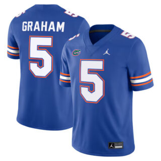 Men's Myles Graham Florida Gators Game Football Jersey - Royal