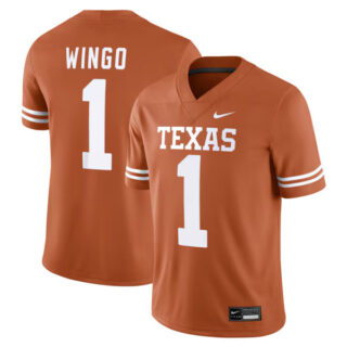 Men's Ryan Wingo Texas Longhorns Game Football Jersey - Texas Orange