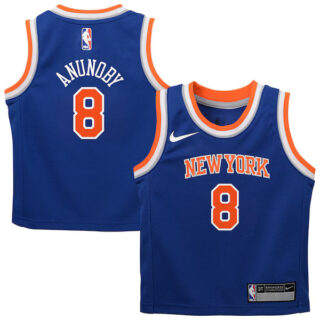 Youth OG Anunoby New York Knicks #8 Preschool Swingman Swingman Jersey - Icon Edition - Blue