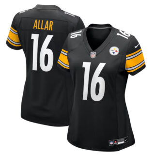 Women's Drew Allar Pittsburgh Steelers #16 Team Game Jersey - Black