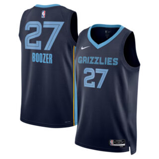 Women's Cameron Boozer Memphis Grizzlies #27 2026 NBA Draft Swingman Jersey - Icon Edition - Navy