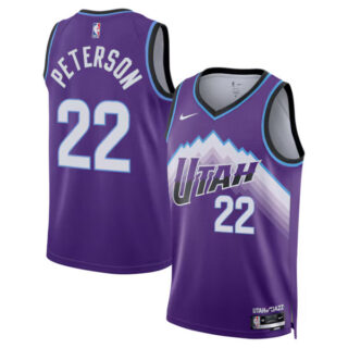 Women's Darryn Peterson Utah Jazz #22 2026 NBA Draft Swingman Jersey - Icon Edition - Purple