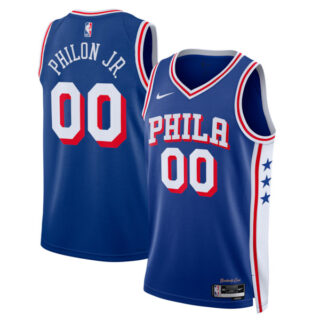 Women's Labaron Philon Jr. Philadelphia 76ers #00 Swingman Jersey - Icon Edition - Royal