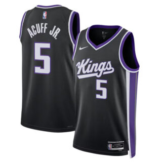 Women's Darius Acuff Jr. Sacramento Kings #5 Swingman Jersey - Icon Edition - Black
