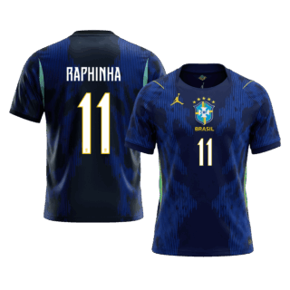 RAPHINHA #11 Brazil Away Soccer Jersey World Cup 2026 Navy